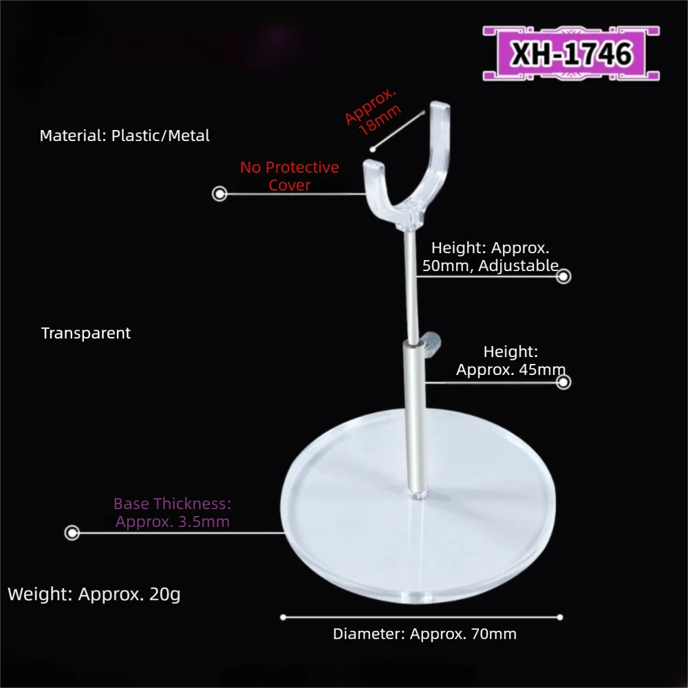 Quality Adjustable Doll Display Holder Height Adjustable Slip Resistant Doll Stand Transparent BJD Doll Doll Standing Bracket
Quality Adjustable Doll Display Holder Height Adjustable Slip Resistant Doll Stand Transparent BJD Doll Doll Standing Bracket