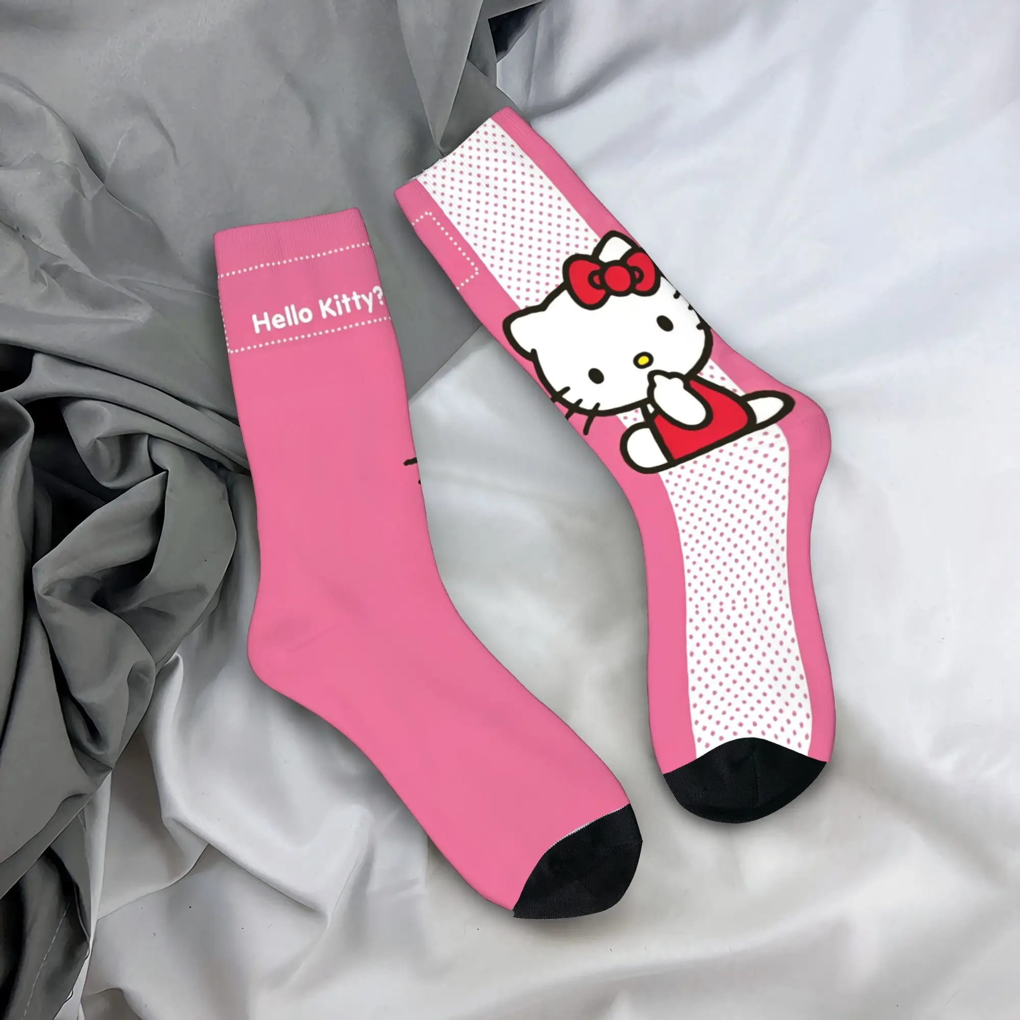 Сумасшедший дизайн, милые баскетбольные носки «Hello Kitty», длинные носки из полиэстера с героями мультфильмов для женщин и мужчин, дышащие
Сумасшедший дизайн, милые баскетбольные носки «Hello Kitty», длинные носки из полиэстера с героями мультфильмов для женщин и мужчин, дышащие