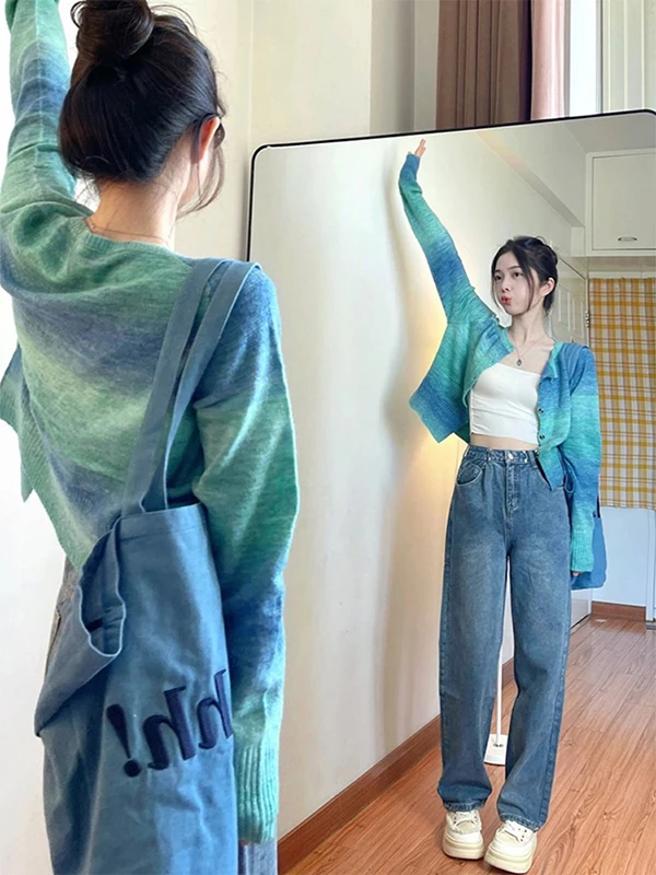 Elegant Women's Knitted Short Sleeve Open Cardigan Top Fashionable Lightweight Gentle Style Spring 2026 Commute Korean Loose Fit
Elegant Women's Knitted Short Sleeve Open Cardigan Top Fashionable Lightweight Gentle Style Spring 2026 Commute Korean Loose Fit