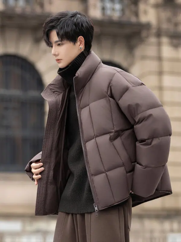 Мужская зимняя куртка TANGZ STUDIO в клетку с воротником-стойкой, утепленная пухом, из полиэфирного волокна
Мужская зимняя куртка TANGZ STUDIO в клетку с воротником-стойкой, утепленная пухом, из полиэфирного волокна