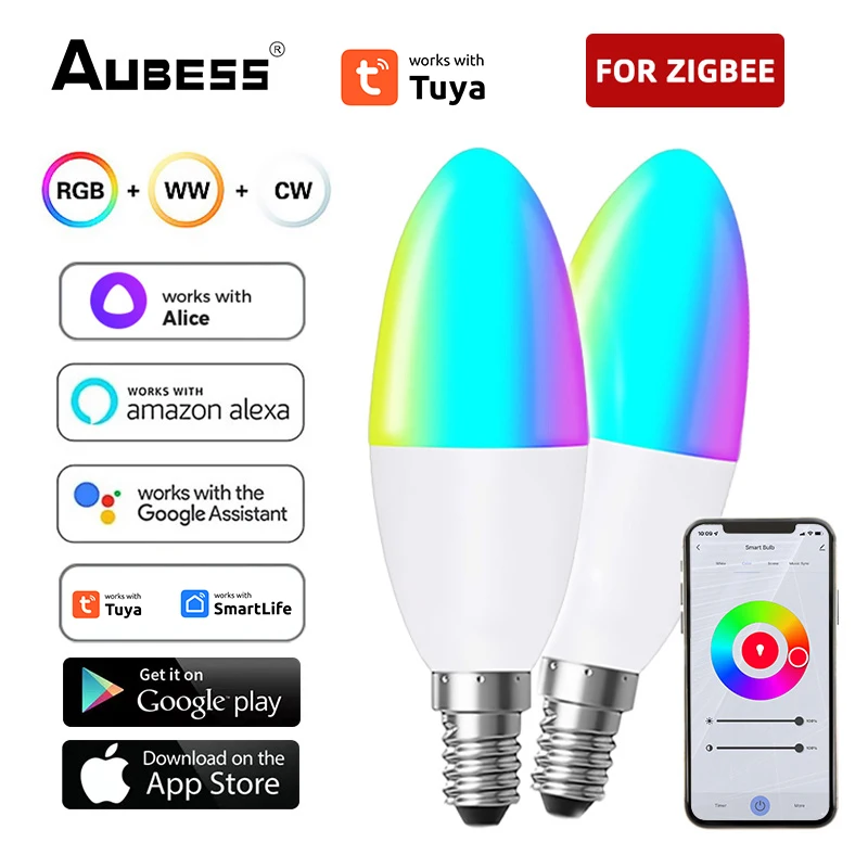 Умная канделябры Tuya Zigbee, евролампа, светодиодная лампа с регулируемой яркостью, голосовое управление, работает с Alexa Google Home, Яндекс Алиса
Умная канделябры Tuya Zigbee, евролампа, светодиодная лампа с регулируемой яркостью, голосовое управление, работает с Alexa Google Home, Яндекс Алиса
