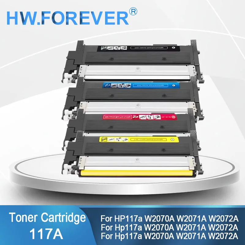 117A Toner Cartridge For HP 117a W2070A W2071A W2072A 2073 HP117a For HP Color Laser 150a 150nw MFP 178fnw MFP 179fnw Printers
117A Toner Cartridge For HP 117a W2070A W2071A W2072A 2073 HP117a For HP Color Laser 150a 150nw MFP 178fnw MFP 179fnw Printers