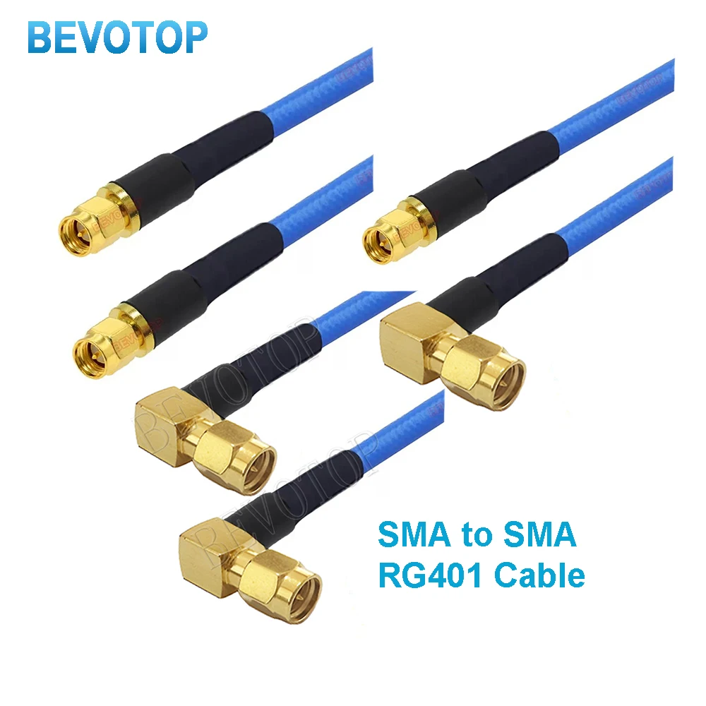 BEVOTOP SMA Male to SMA Male RG401 Cable High Frequency Low Loss RG-401 50-5 RF Coaxial Pigtail SMA Jumper
BEVOTOP SMA Male to SMA Male RG401 Cable High Frequency Low Loss RG-401 50-5 RF Coaxial Pigtail SMA Jumper