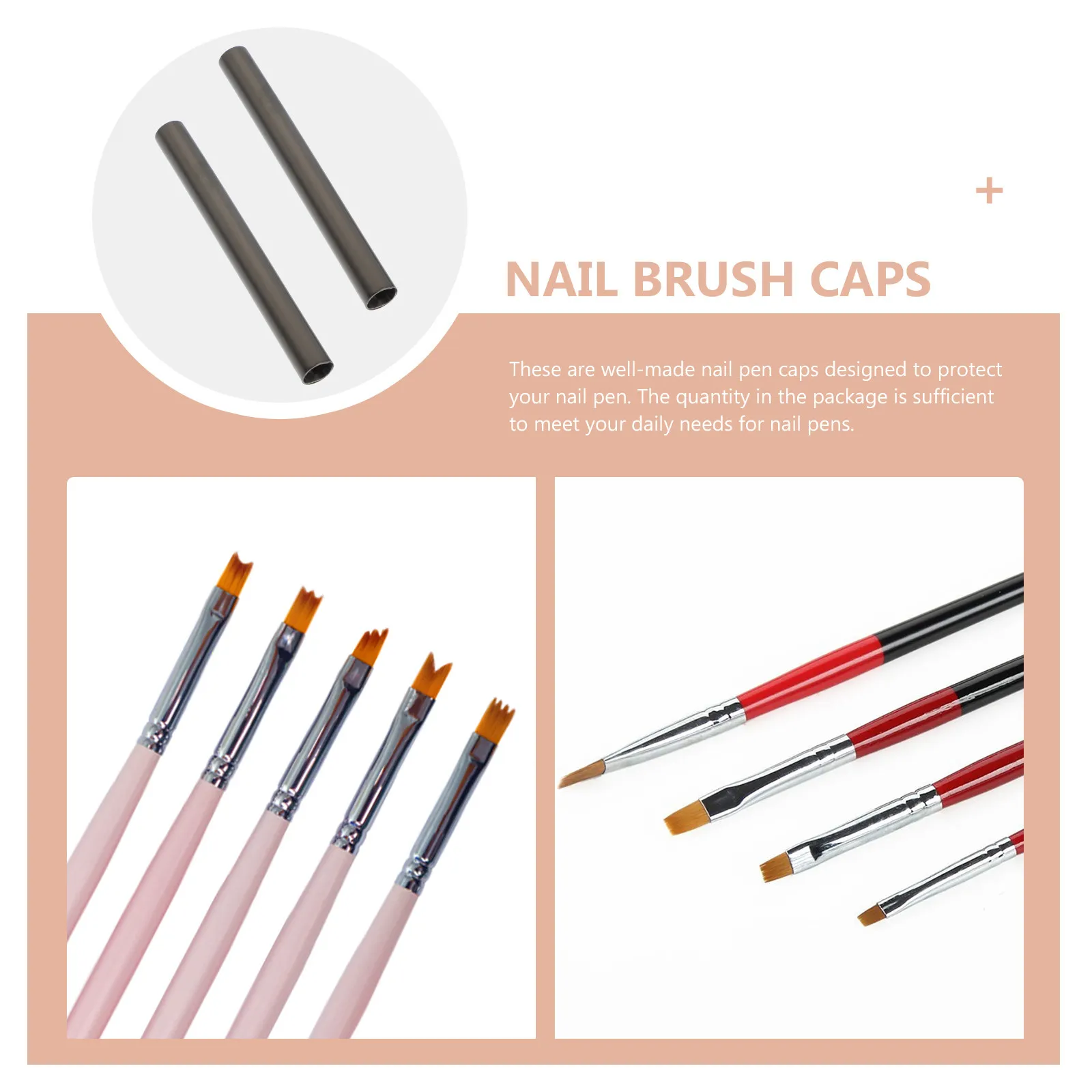 5Pcs Nail Pen Caps Manicure Brush Covers Metal Protective Caps Sealed Design for Nail Art Precision and Durability
5Pcs Nail Pen Caps Manicure Brush Covers Metal Protective Caps Sealed Design for Nail Art Precision and Durability