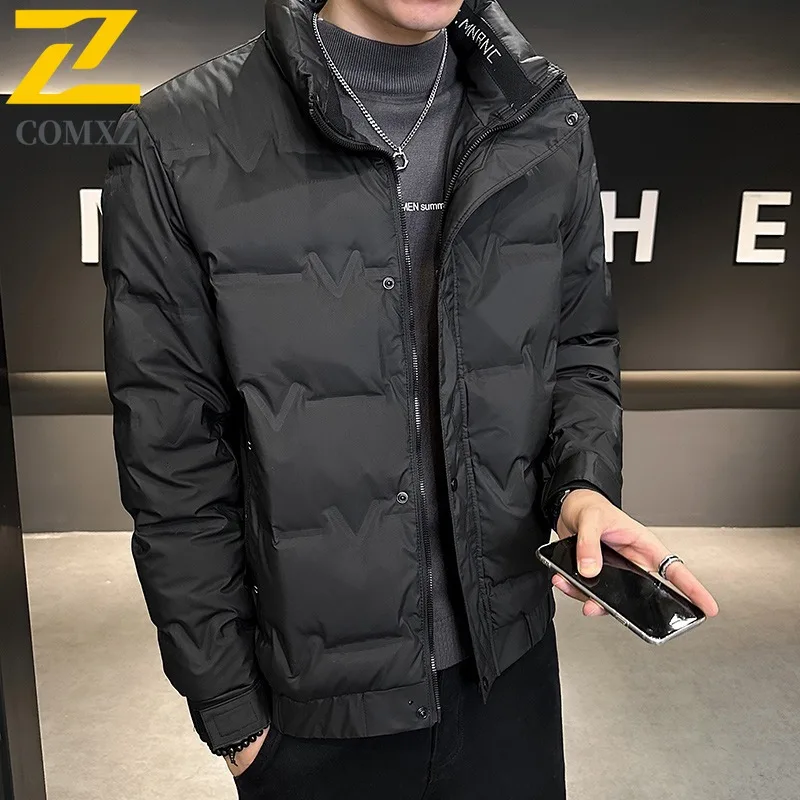 COMXZ Down Jacket New Thick Warm Korean Style Skiing Winter Padding Snowy Windproof Comfortable Padded Jacket Men's Clothing
COMXZ Down Jacket New Thick Warm Korean Style Skiing Winter Padding Snowy Windproof Comfortable Padded Jacket Men's Clothing