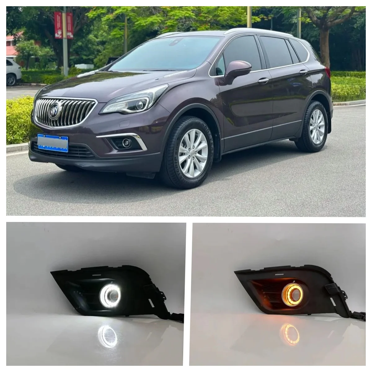 LED Fog Lights Assembly For Buick Envision 2014 2015 2016 2017 Dual Color Angel Eye Daytime Running Lights Fog Lamp Accessories
LED Fog Lights Assembly For Buick Envision 2014 2015 2016 2017 Dual Color Angel Eye Daytime Running Lights Fog Lamp Accessories