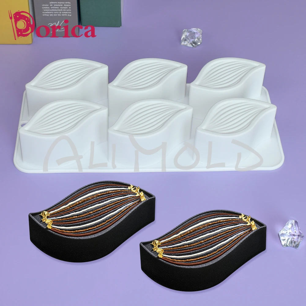 Dorica 6 Holes Leaves Mousse Mold DIY Jelly Pudding Pastry Chocolate Silicone Mould Aroma Soap Candle Molds Cake Decorating Tool
Dorica 6 Holes Leaves Mousse Mold DIY Jelly Pudding Pastry Chocolate Silicone Mould Aroma Soap Candle Molds Cake Decorating Tool
