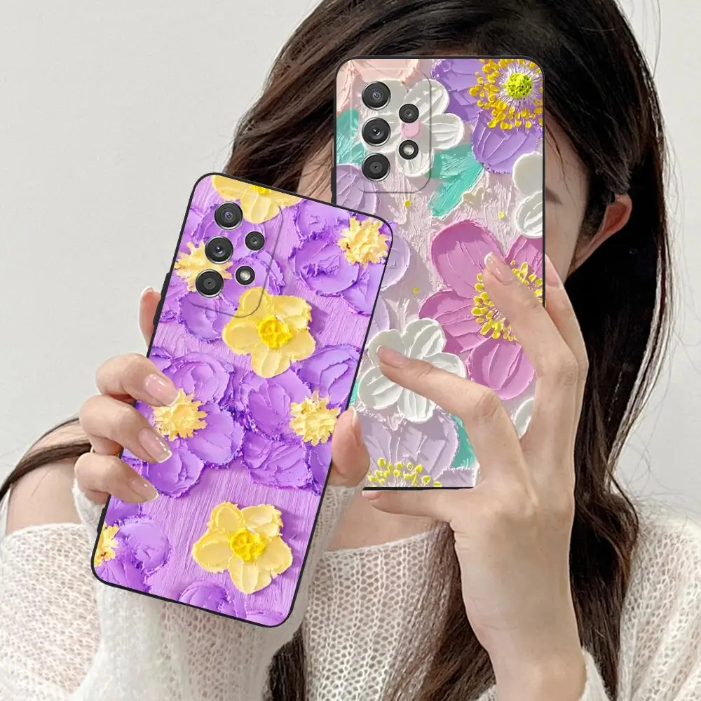 Oil Painting Flower Matte TPU Mobile Phone Case for Samsung Galaxy A56 55 54 53 52 51 36 35 34 23 16 15 5G Colorful Cover
Oil Painting Flower Matte TPU Mobile Phone Case for Samsung Galaxy A56 55 54 53 52 51 36 35 34 23 16 15 5G Colorful Cover