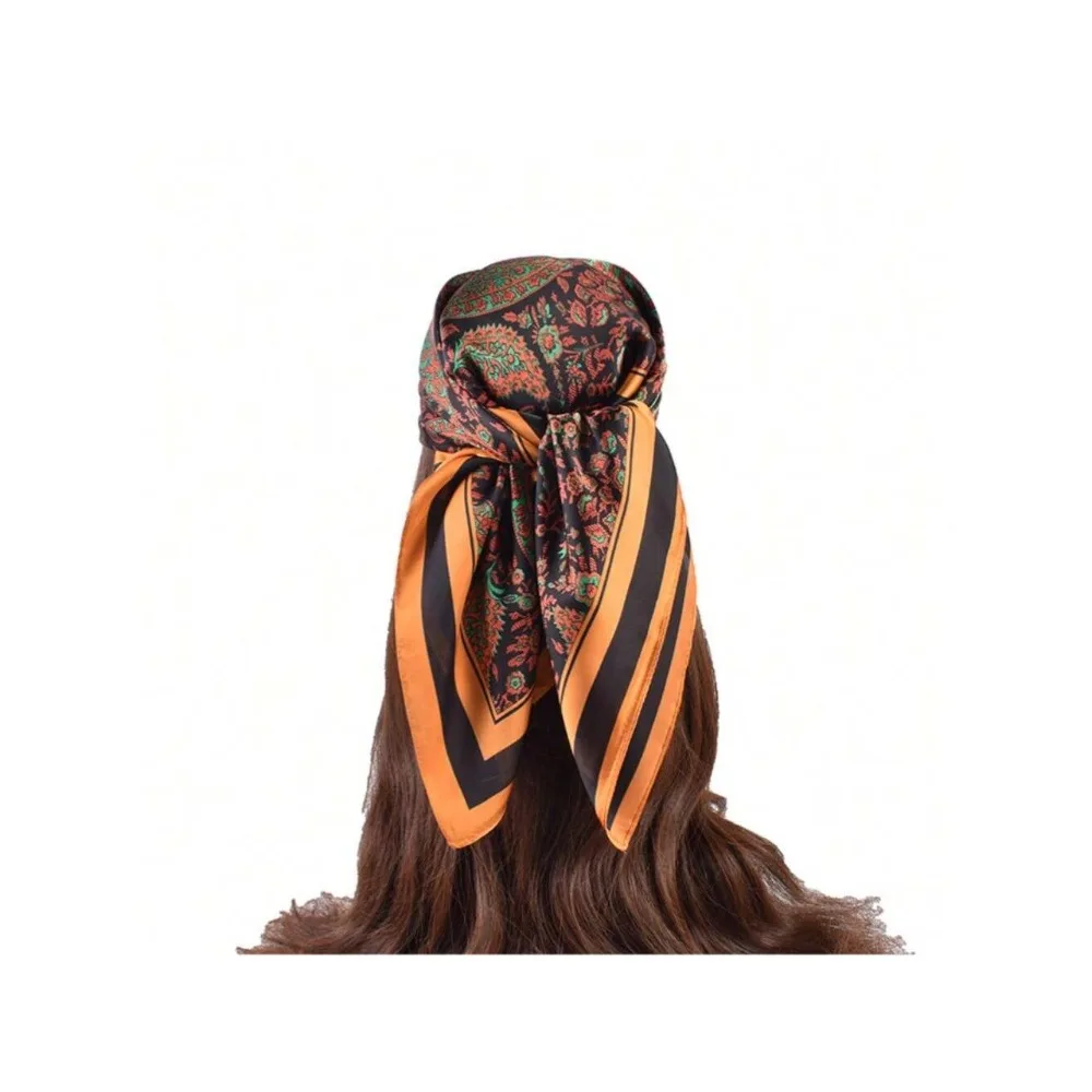 1PCS women's fashion versatile cashew flower pattern simulation silk printing thin 70cm * 70cm square scarf silk scarf, multi-purpose as headscarf,hair scarf, fashion accessories headscarf, headband, headband is very suitable for dressing up your style
1PCS women's fashion versatile cashew flower pattern simulation silk printing thin 70cm * 70cm square scarf silk scarf, multi-purpose as headscarf,hair scarf, fashion accessories headscarf, headband, headband is very suitable for dressing up your style