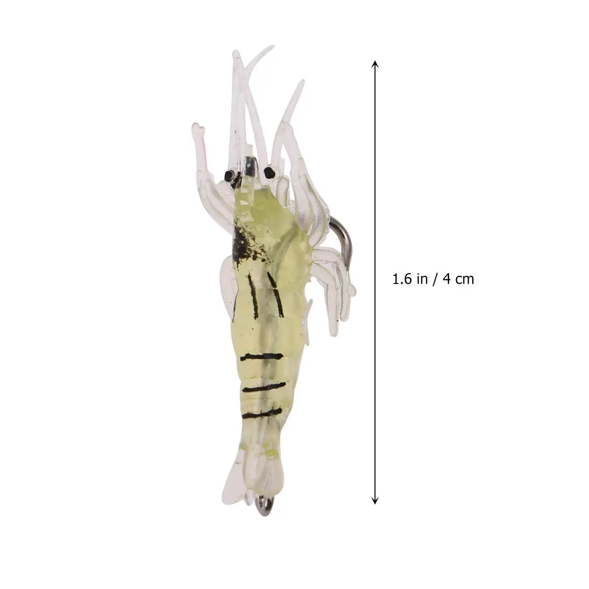 10pcs 4cm Bait Shrimp Simulation Grass Shrimp Plastic Fish Smell Luring Effect Good Fishing Gear(Transparent Yellow Belt Hook)
10pcs 4cm Bait Shrimp Simulation Grass Shrimp Plastic Fish Smell Luring Effect Good Fishing Gear(Transparent Yellow Belt Hook)