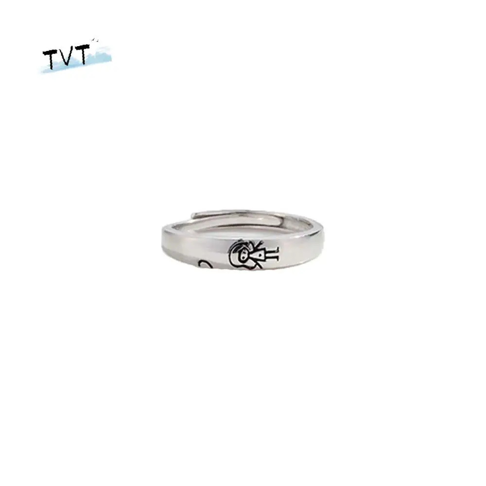 Trendy Simple for Couples Cartoon Valentine Gift Finger Rings Open Rings Fashion Jewelry Engagement Ring
Trendy Simple for Couples Cartoon Valentine Gift Finger Rings Open Rings Fashion Jewelry Engagement Ring