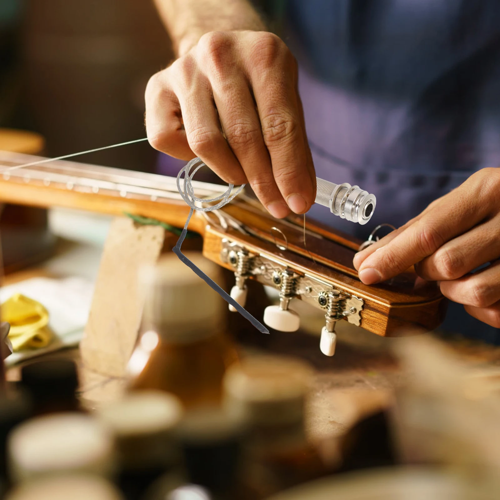 Acoustic Guitar Pickup Piezoelectric Transducer Jack Passive Modified Folk Accessory Sound Hole Electric Guitar High Performance
Acoustic Guitar Pickup Piezoelectric Transducer Jack Passive Modified Folk Accessory Sound Hole Electric Guitar High Performance