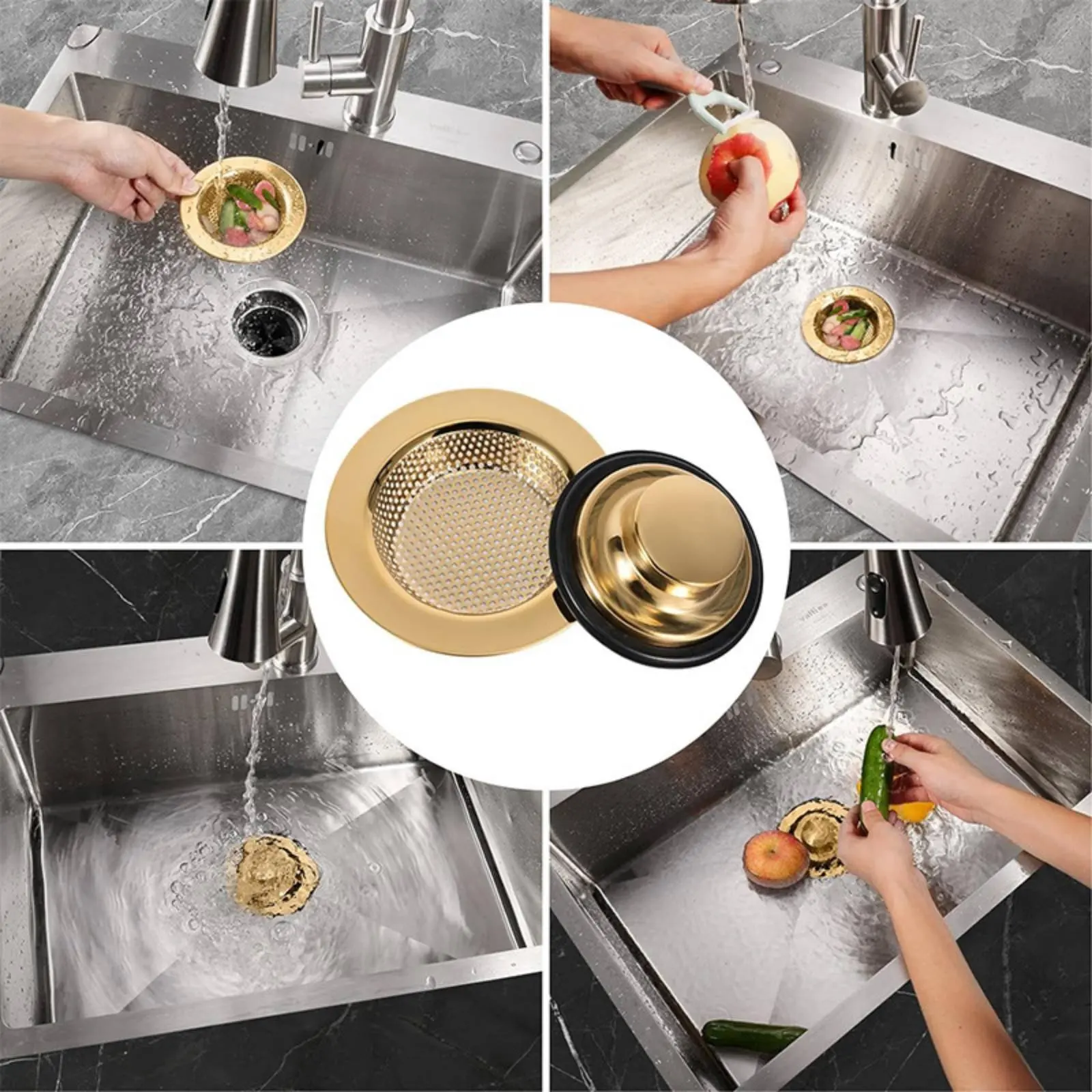 Anti-Clogging Sink Basket Easy to Clean Drain Filter Basket Plumbing Accessory
Anti-Clogging Sink Basket Easy to Clean Drain Filter Basket Plumbing Accessory