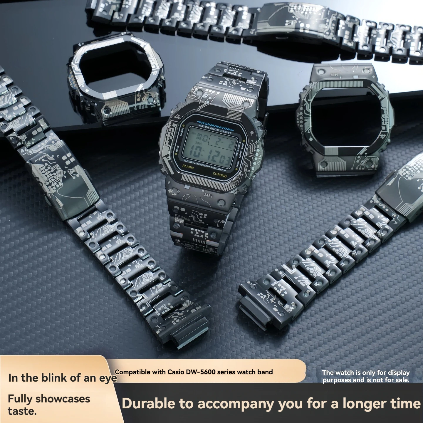 Для Casio Small Square DW5600/GM5600/5610: Металлический корпус и ремешок в стиле Farmhouse Oak, комплект из титанового сплава для GW-M5610
Для Casio Small Square DW5600/GM5600/5610: Металлический корпус и ремешок в стиле Farmhouse Oak, комплект из титанового сплава для GW-M5610