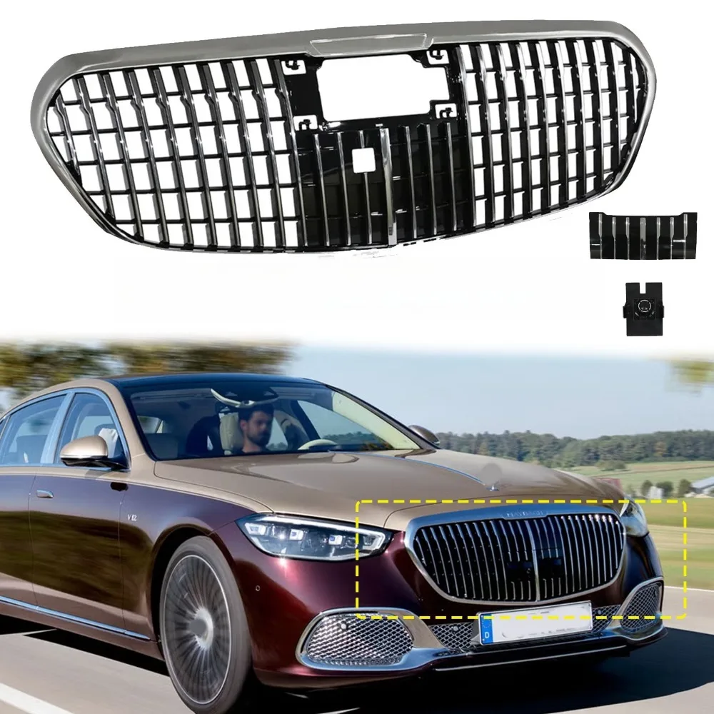 Chrome Grille For Mercedes Benz w223 S450L S500 S580 S680 2022-24 Maybach W/ACC
Chrome Grille For Mercedes Benz w223 S450L S500 S580 S680 2022-24 Maybach W/ACC