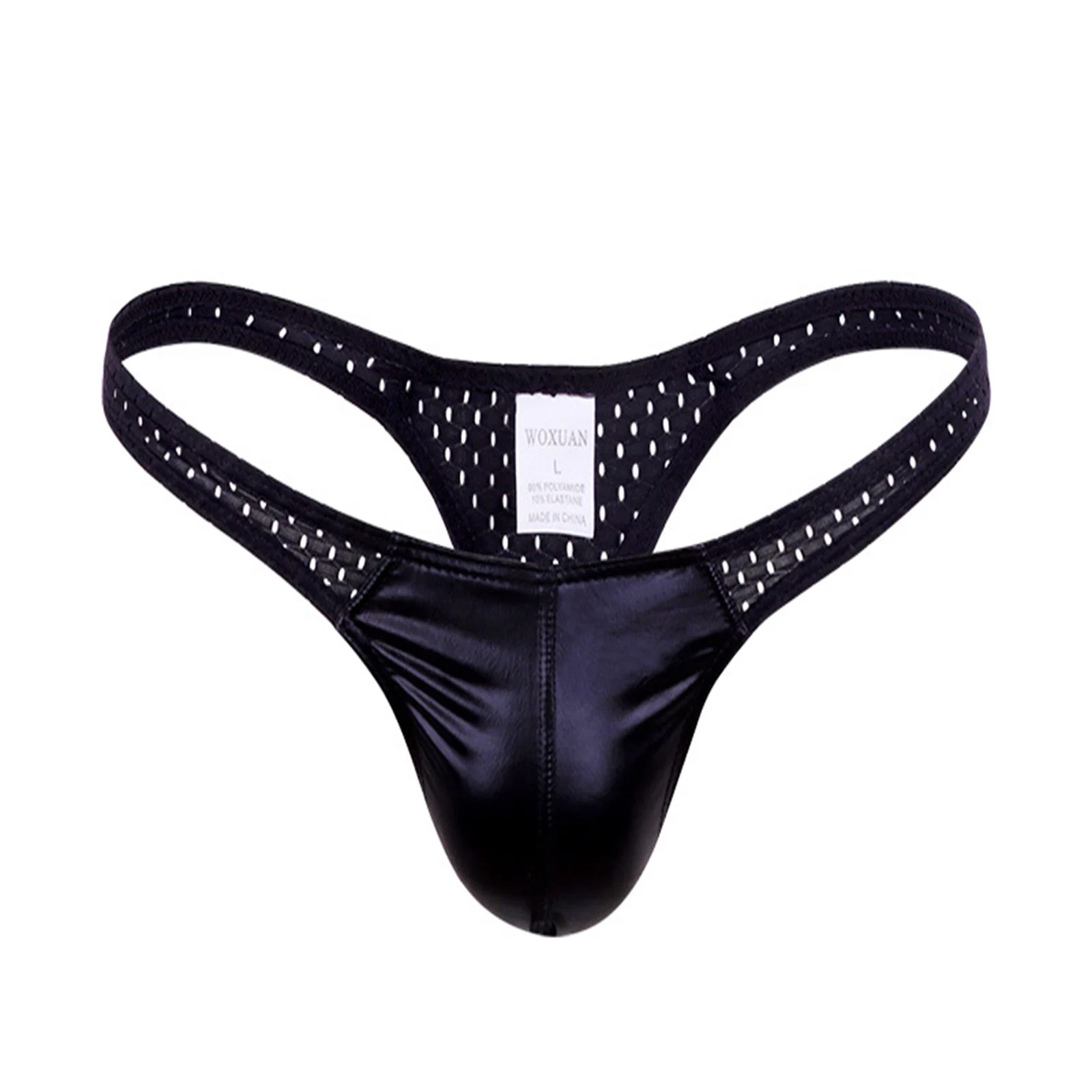 Sexy Men Low Waist Mini Straps Briefs Thong Breathable Shiny Holes Patchwork Underwear Comfortable Daily Bikini Beachwear
Sexy Men Low Waist Mini Straps Briefs Thong Breathable Shiny Holes Patchwork Underwear Comfortable Daily Bikini Beachwear
