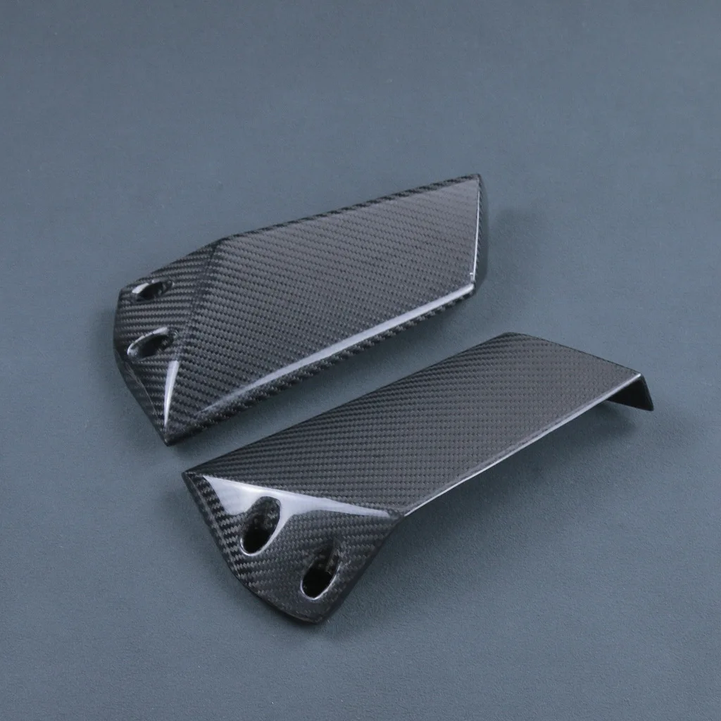 For motorcycle modification Dry carbon fiber fixed wing spoiler to reduce wind resistance Upper fairing winglets
For motorcycle modification Dry carbon fiber fixed wing spoiler to reduce wind resistance Upper fairing winglets