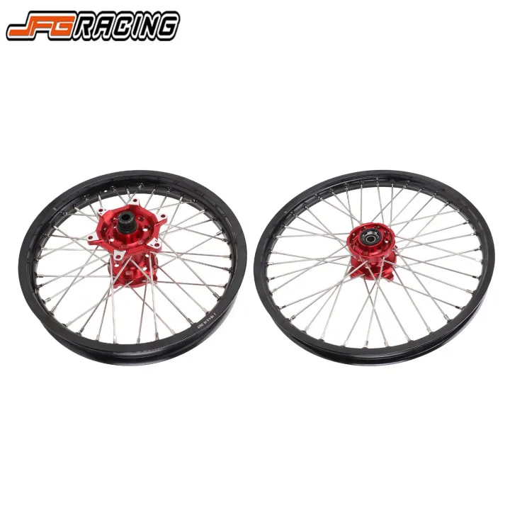 JFG CNC Motorcycle Accessories Front and Rear XR250R Wheel Hubs Spoke Nipple Wheel Set For Honda
JFG CNC Motorcycle Accessories Front and Rear XR250R Wheel Hubs Spoke Nipple Wheel Set For Honda
