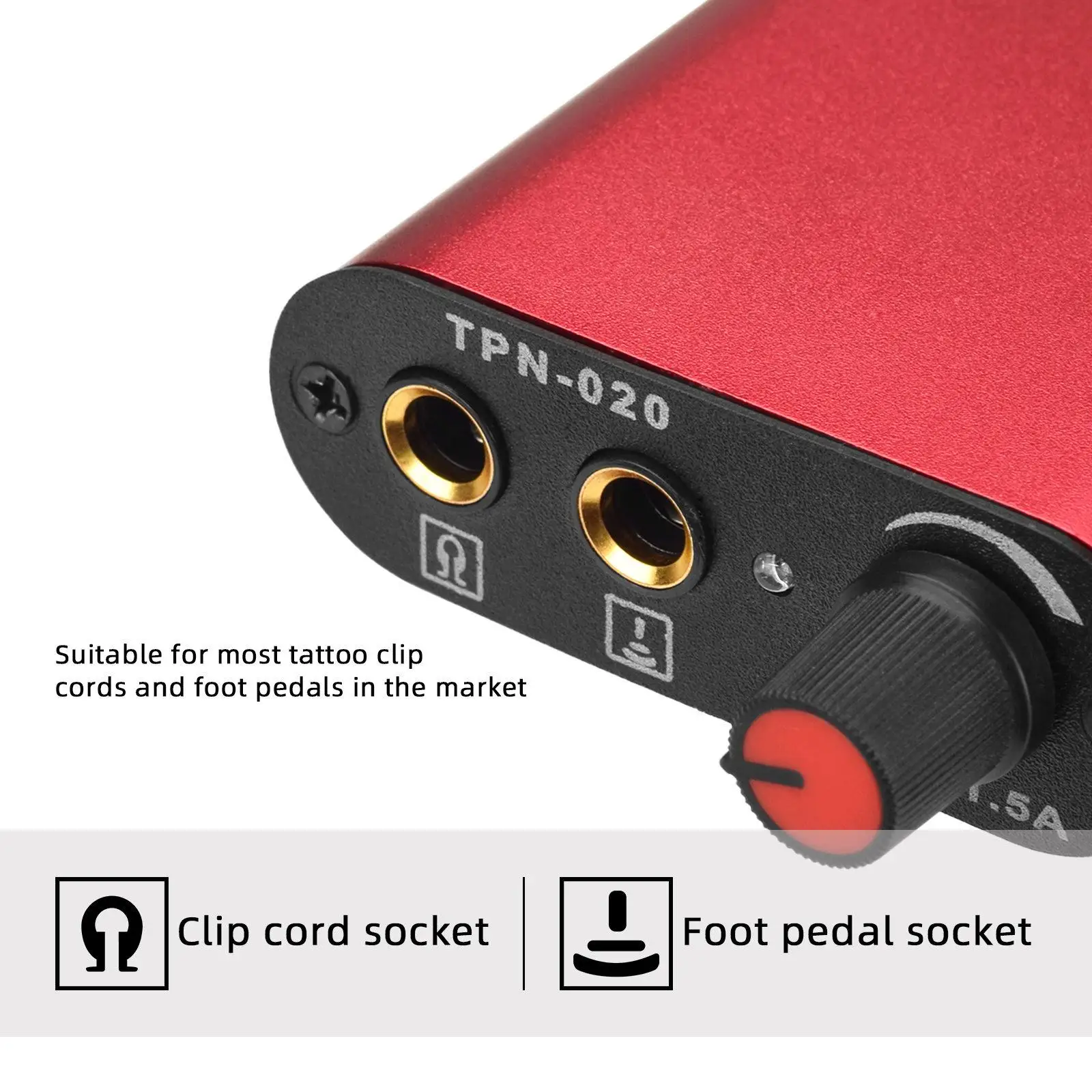 Portable Stainless Steel Tattoo Accessory Power Supply Adjustable Voltage for Coil Rotary Tattoo Machines
Portable Stainless Steel Tattoo Accessory Power Supply Adjustable Voltage for Coil Rotary Tattoo Machines