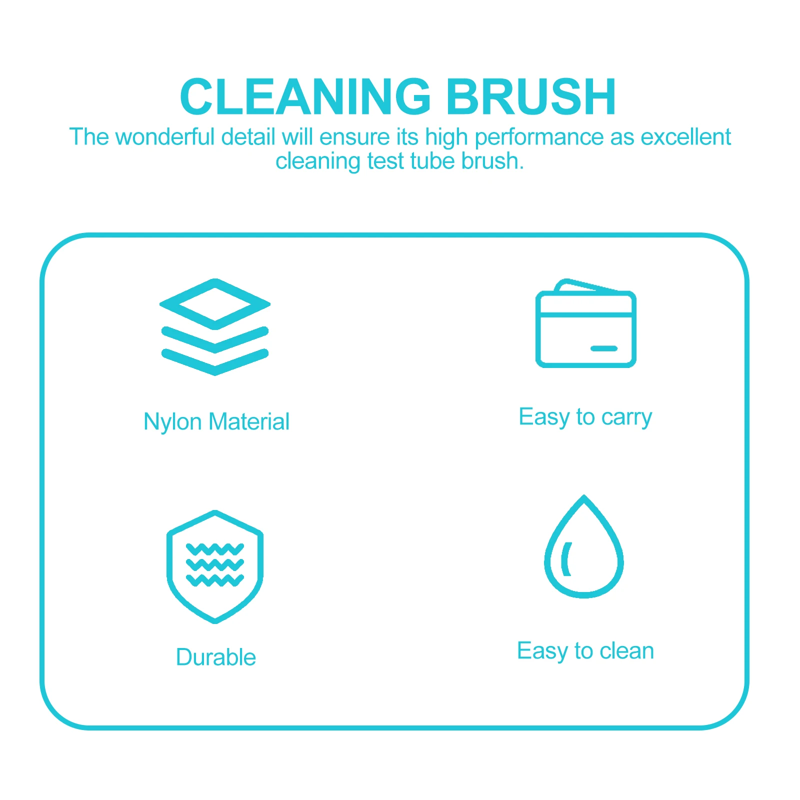 10 Pcs Test Tube Brush Straw Cleaner Small Bottle Brushes for Cleaning Nylon 
10 Pcs Test Tube Brush Straw Cleaner Small Bottle Brushes for Cleaning Nylon