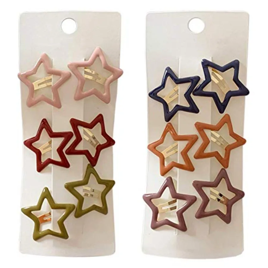 12 Pcs Metal Snap Hair Clips Hair Barrettes Hair Accessories for Women Girls
12 Pcs Metal Snap Hair Clips Hair Barrettes Hair Accessories for Women Girls