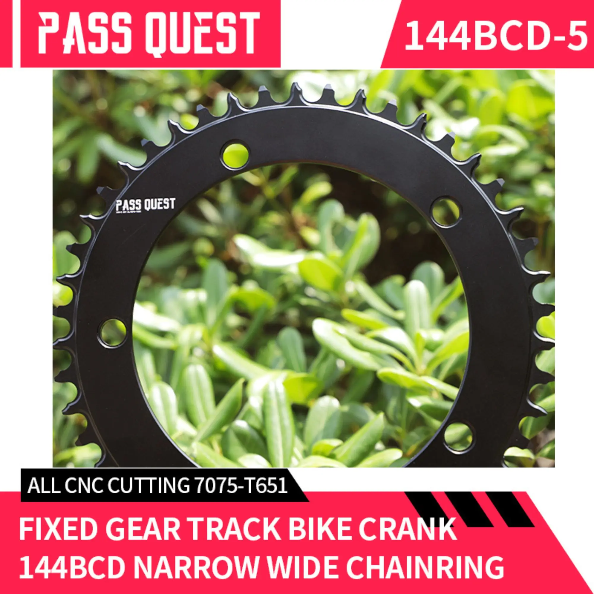 PASS QUEST 144BCD Fixed Gear Round Chain Ring Track Bike Chainwheel 46-58T PASS QUEST 144BCD Plus And Minus Teeth Bike Parts
PASS QUEST 144BCD Fixed Gear Round Chain Ring Track Bike Chainwheel 46-58T PASS QUEST 144BCD Plus And Minus Teeth Bike Parts