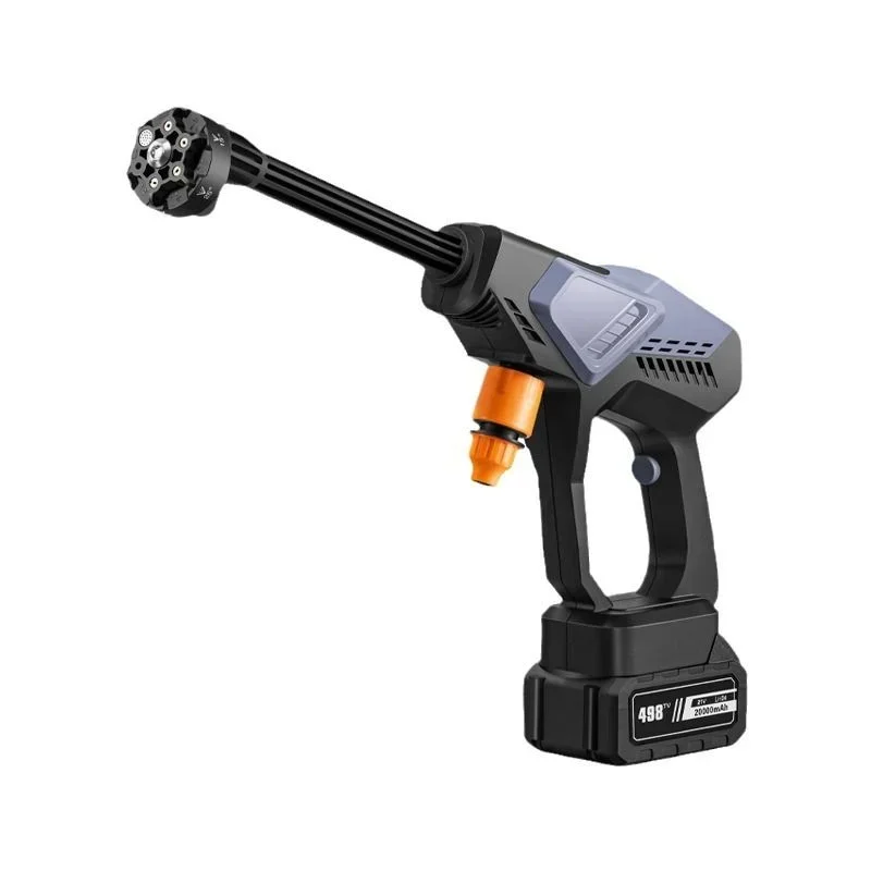 21V Cordless Pressure Washer - 6-in-1 Multi-Purpose High Power Car Cleaning Gun With Long-Lasting Battery For Cars & Gardens
21V Cordless Pressure Washer - 6-in-1 Multi-Purpose High Power Car Cleaning Gun With Long-Lasting Battery For Cars & Gardens