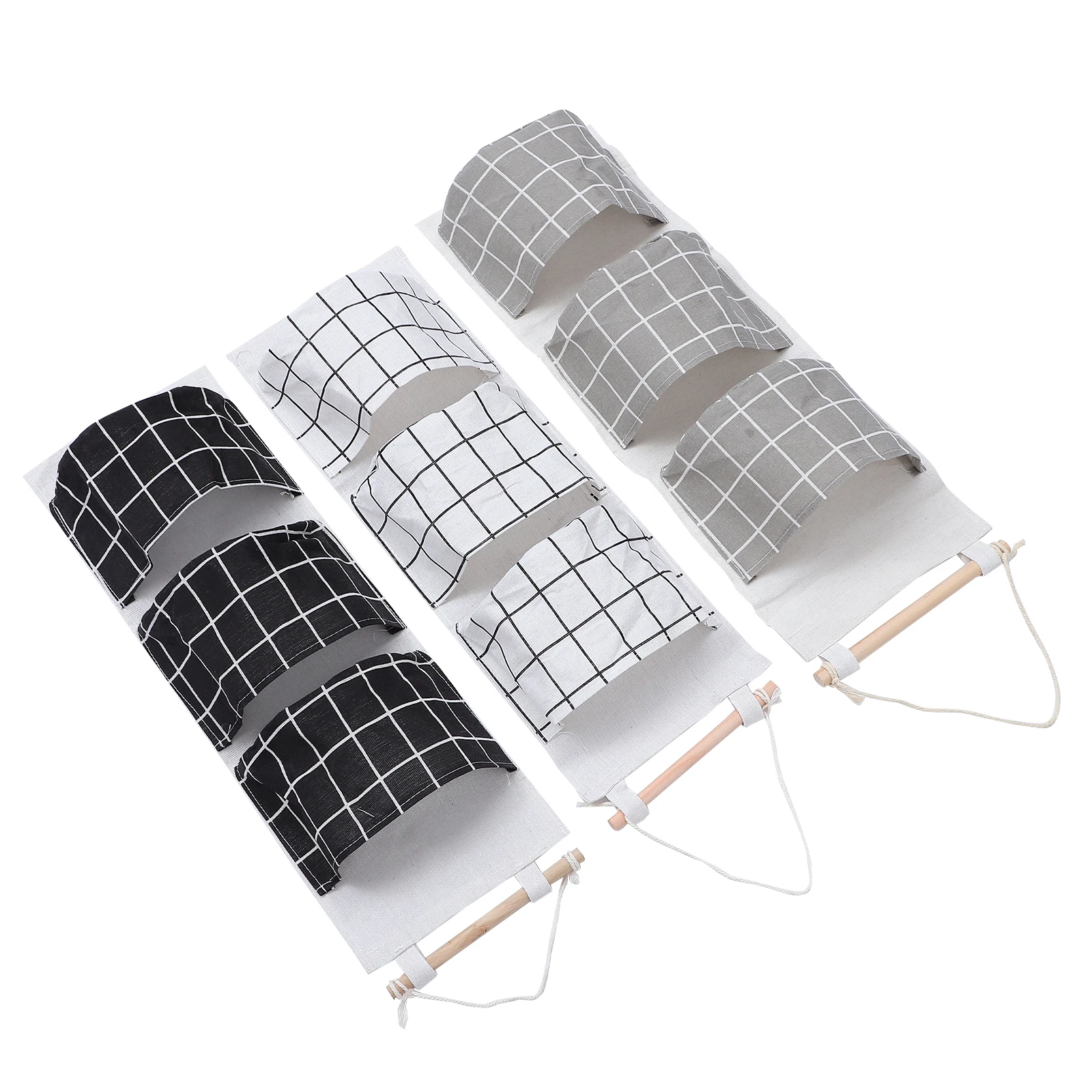 3 Piece Cotton Linen Storage Bags Set White Gray Black Grid Bedroom Living Room Wall ganizer Pouches Household
3 Piece Cotton Linen Storage Bags Set White Gray Black Grid Bedroom Living Room Wall ganizer Pouches Household