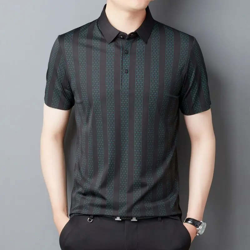 Vintage Printed Lapel Loose Striped Polo Shirts Men's Clothing 2023 Summer New Oversized Casual Pullovers Korean Tee Shirt
Vintage Printed Lapel Loose Striped Polo Shirts Men's Clothing 2023 Summer New Oversized Casual Pullovers Korean Tee Shirt
