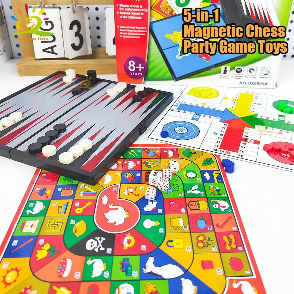 New 5 in 1 Magnetic Board Game Table Top Toys Double sided design Five games Party Games Social Games Toys Adult Kids Gifts
New 5 in 1 Magnetic Board Game Table Top Toys Double sided design Five games Party Games Social Games Toys Adult Kids Gifts