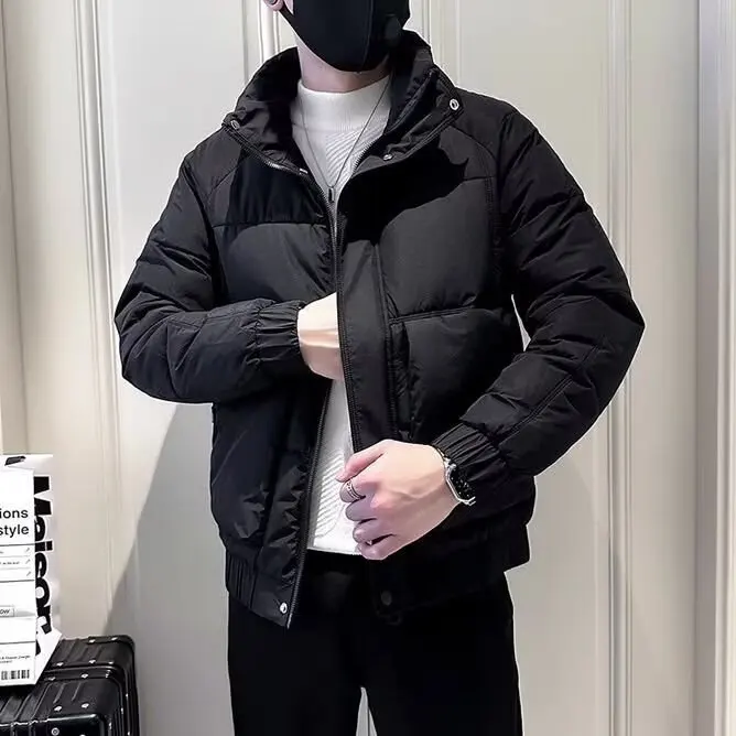 Men's Slim Fit ort Cotton Jaet Pure Color Stand Collar Korean Sle Autumn Winter Large Size Faionable Versatile Top
Men's Slim Fit ort Cotton Jaet Pure Color Stand Collar Korean Sle Autumn Winter Large Size Faionable Versatile Top