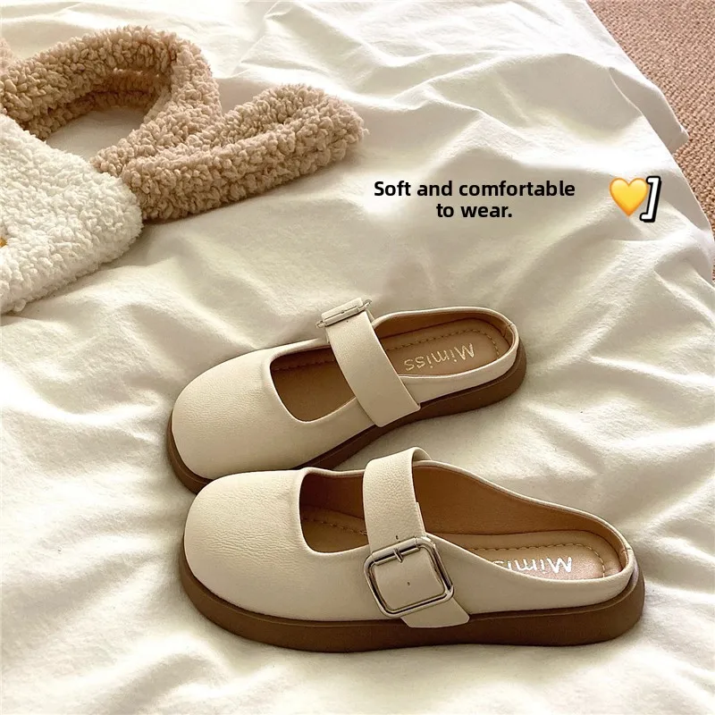 Lazy Summer Mary Janes! Soft Wearable Slip-On Sandals Women's Summer INS Outdoor Breathable Toe Covering Thong Slippers
Lazy Summer Mary Janes! Soft Wearable Slip-On Sandals Women's Summer INS Outdoor Breathable Toe Covering Thong Slippers