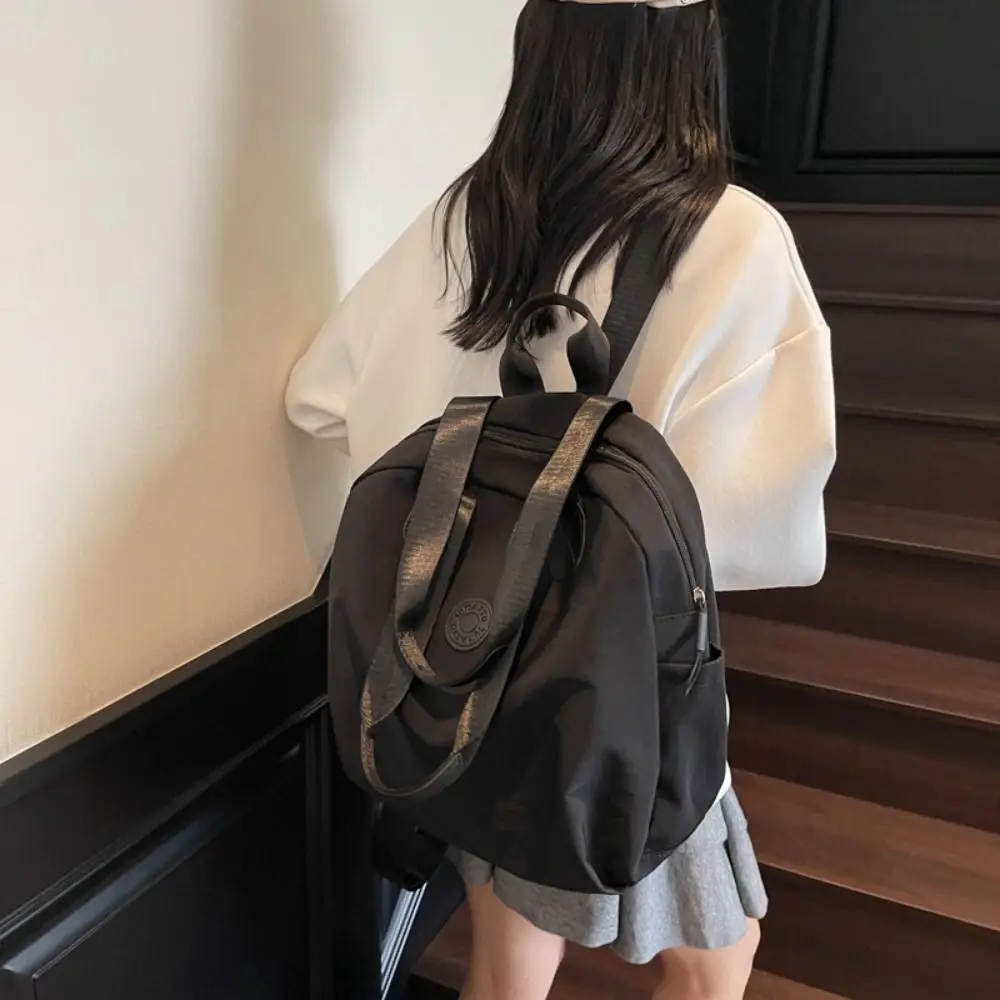 Sweet Korean Style Sport Nylon Backpack Large Capacity Solid Color Travel Shoulder Bag Tote Bag Nylon Fitness Bag Computer
Sweet Korean Style Sport Nylon Backpack Large Capacity Solid Color Travel Shoulder Bag Tote Bag Nylon Fitness Bag Computer