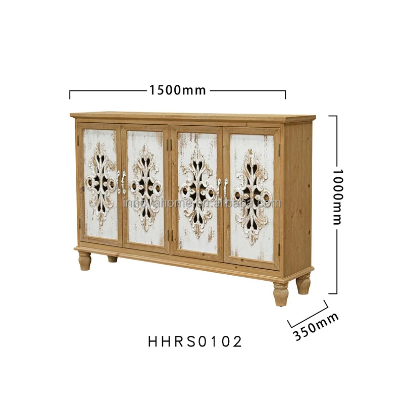 Country Living Room Furniture Home Decoration Buffet Table Cabinet Sideboard White Flower Carving Solid Wood
Country Living Room Furniture Home Decoration Buffet Table Cabinet Sideboard White Flower Carving Solid Wood
