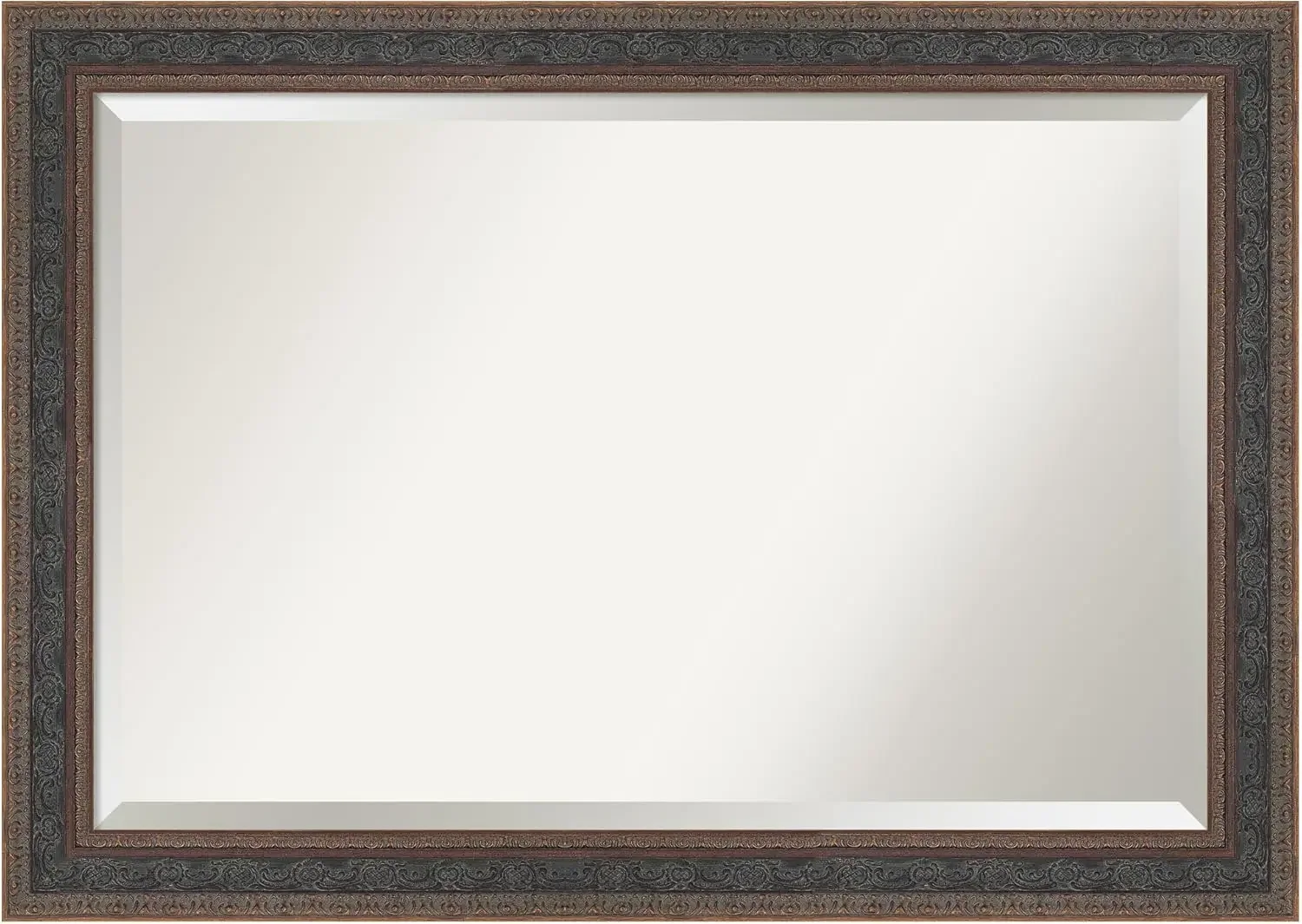 Aged Bronze Wall Mirror Traditional Large Rectangle Wood Frame Beveled Edge Hangs Horizontally Vertically Bathroom Living Room D
Aged Bronze Wall Mirror Traditional Large Rectangle Wood Frame Beveled Edge Hangs Horizontally Vertically Bathroom Living Room D