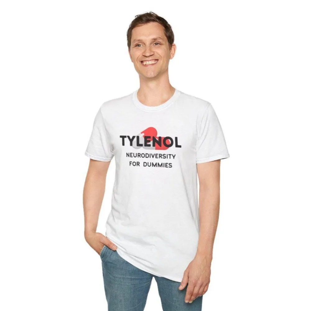 Tylenol Neurodiversity for Dummies Shirt Tylenol Does Not Cause Autism Political TShirt ASD Support T-Shirt Men Women Simple Tee
Tylenol Neurodiversity for Dummies Shirt Tylenol Does Not Cause Autism Political TShirt ASD Support T-Shirt Men Women Simple Tee