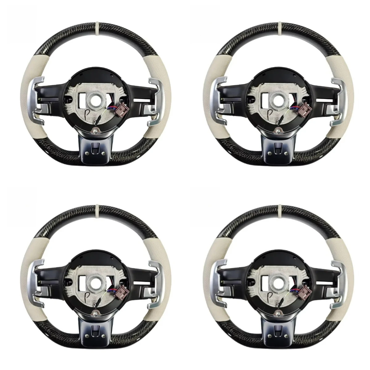 Leather Beige Carbon Fiber Modified Steering Wheel for C GLC E S CLS ZC-223-T2-GW
Leather Beige Carbon Fiber Modified Steering Wheel for C GLC E S CLS ZC-223-T2-GW