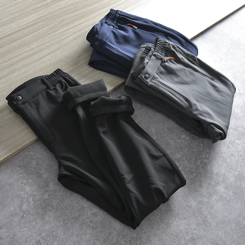 Outdoor Professional Windproof Waterproof Men's Fleece Lined Warm Casual Straight Leg Trousers Fashionable Urban Style Workwear
Outdoor Professional Windproof Waterproof Men's Fleece Lined Warm Casual Straight Leg Trousers Fashionable Urban Style Workwear