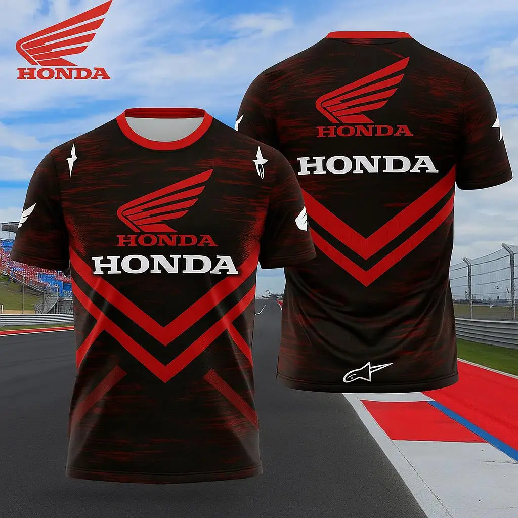Honda Men's Racing T-shirt Short Sleeve Quick Dry Motorcycle Jersey Biker Sportswear Lightweight Breathable For Outdoor Riding
Honda Men's Racing T-shirt Short Sleeve Quick Dry Motorcycle Jersey Biker Sportswear Lightweight Breathable For Outdoor Riding