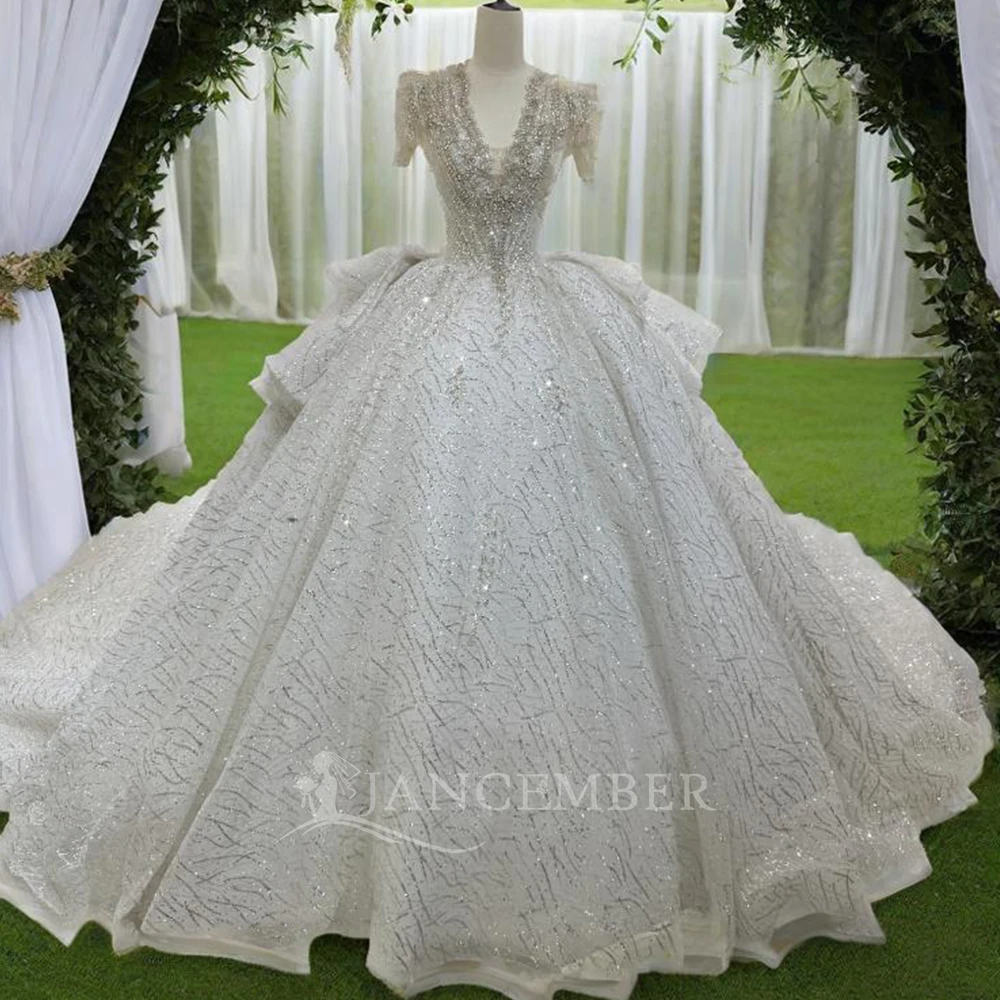 Charming Short Sleeve Wedding Dress Romantic Lace up Tassel Bridal Gown Backless Wholesale Tulle Bridal Dress Vestidos De Novia
Charming Short Sleeve Wedding Dress Romantic Lace up Tassel Bridal Gown Backless Wholesale Tulle Bridal Dress Vestidos De Novia