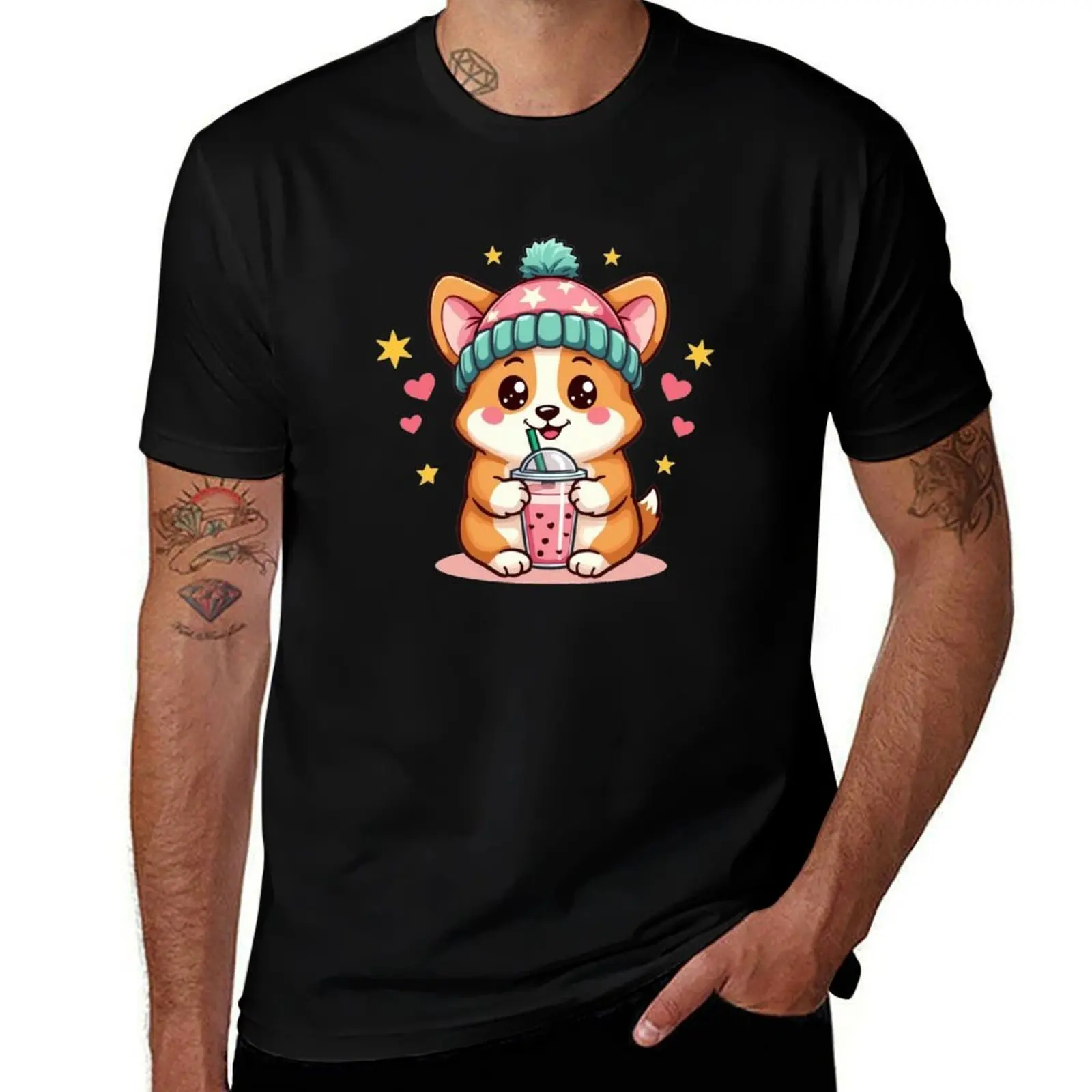 bubble tea corgi T-Shirt man t shirts for men casual t shirts cotton 100% cotton t shirt pack T-Shirt
bubble tea corgi T-Shirt man t shirts for men casual t shirts cotton 100% cotton t shirt pack T-Shirt
