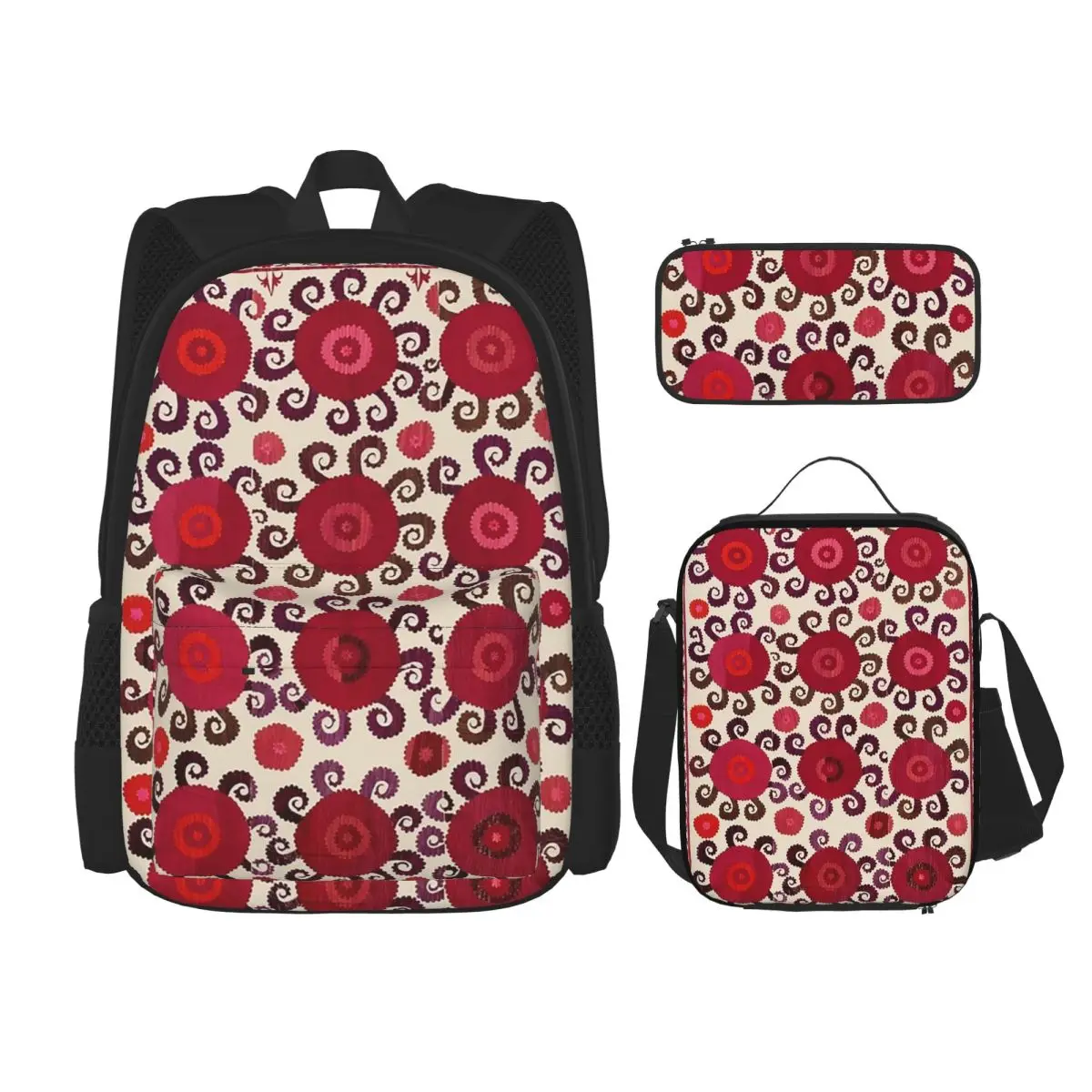 Samarkand Antique Southwest Uzbekistan Suzani Backpacks Kids Bookbag School Bags Rucksack Lunch Bag Pen Bag Three-Piece Set
Samarkand Antique Southwest Uzbekistan Suzani Backpacks Kids Bookbag School Bags Rucksack Lunch Bag Pen Bag Three-Piece Set