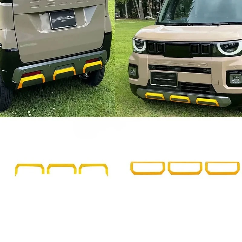 For Mitsubishi Delica MINI 2025 2026 ABS Yellow Front Rear Lip Trim Front Rear Bumper Exterior Decoration Grille Area Styling
For Mitsubishi Delica MINI 2025 2026 ABS Yellow Front Rear Lip Trim Front Rear Bumper Exterior Decoration Grille Area Styling