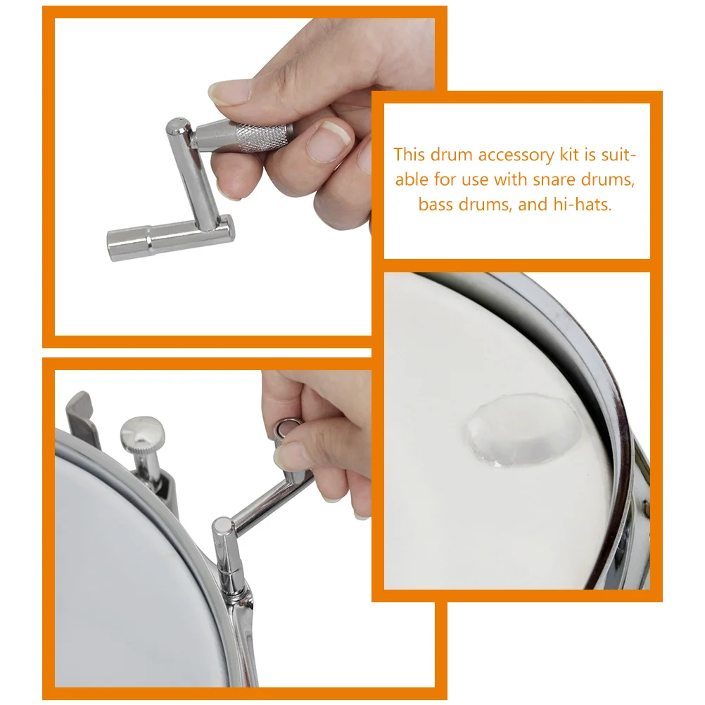 Snare Drum Silently Stick Military Drums Tuning Keys Metal Mute Pads Tips High Torque Silver Instrument Accessories Miss
Snare Drum Silently Stick Military Drums Tuning Keys Metal Mute Pads Tips High Torque Silver Instrument Accessories Miss