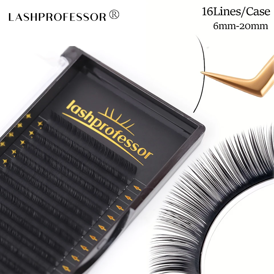 Lashprofessor 16Lines/Case 6-20mm Faux Mink Lashes Tray Korea PBT Matte Professional Soft And Natural Premium Eyelash Extensions
Lashprofessor 16Lines/Case 6-20mm Faux Mink Lashes Tray Korea PBT Matte Professional Soft And Natural Premium Eyelash Extensions
