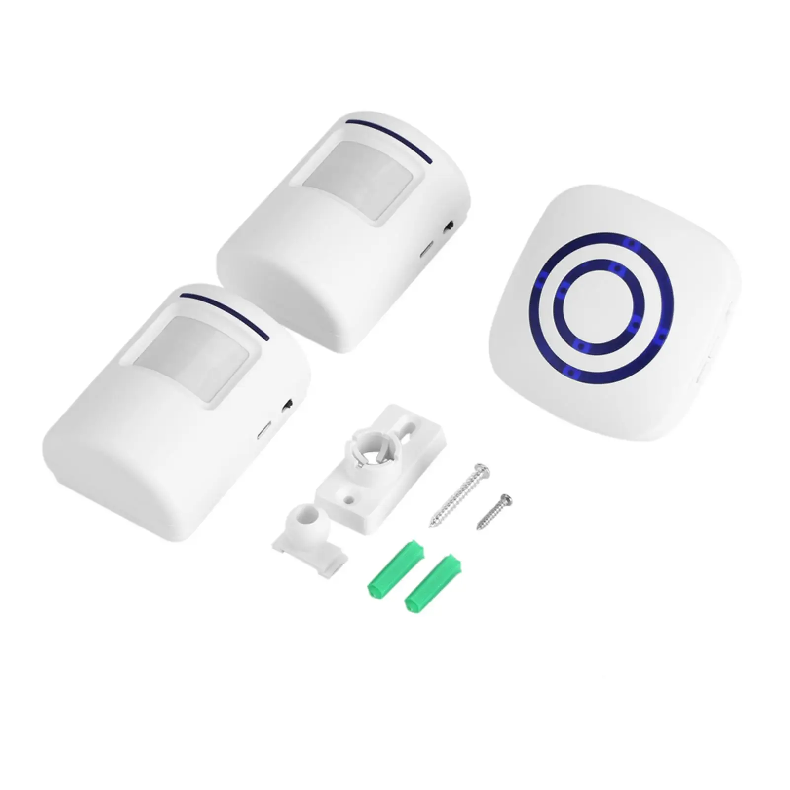Wireless Doorbell PIR Motion Sensor Alarm w/ Receiver & Transmitter EU/US Plug
Wireless Doorbell PIR Motion Sensor Alarm w/ Receiver & Transmitter EU/US Plug