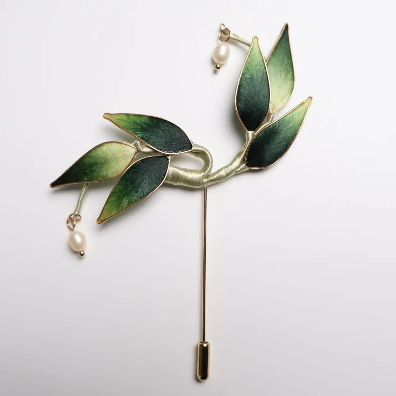 Yuzhou Velvet Plum Blossom Jiangsu Non-Intangible Cultural Heritage Silk New Chinese Style Luxury Bamboo Leaf Brooch Hairpin ...
Yuzhou Velvet Plum Blossom Jiangsu Non-Intangible Cultural Heritage Silk New Chinese Style Luxury Bamboo Leaf Brooch Hairpin ...