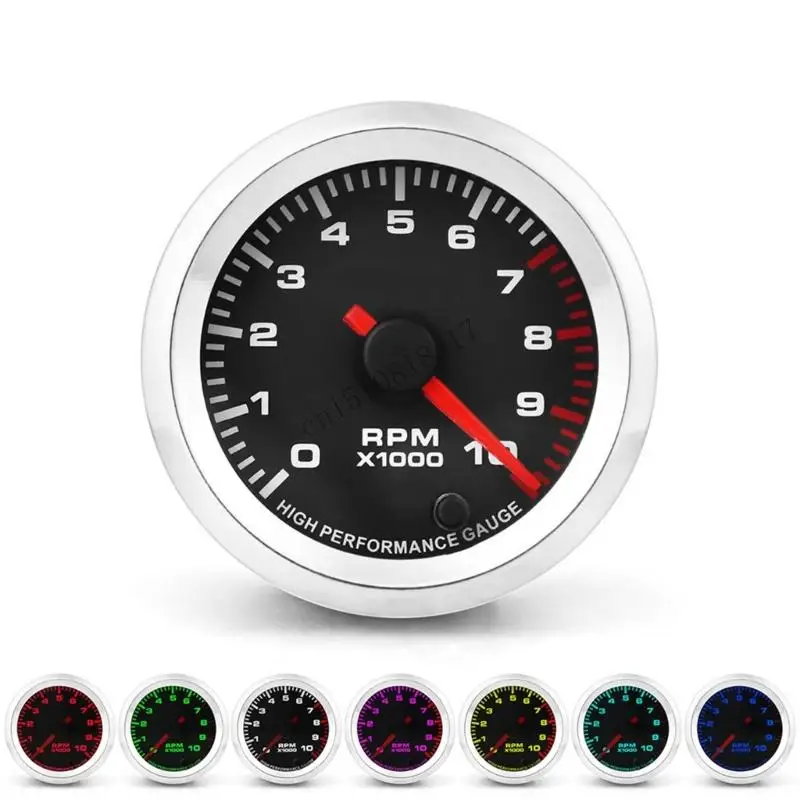 517B 2inch Electrical Tachometer Gauge 0‑10000RPM LED Display for 4, 6, 8 Cylinder
517B 2inch Electrical Tachometer Gauge 0‑10000RPM LED Display for 4, 6, 8 Cylinder