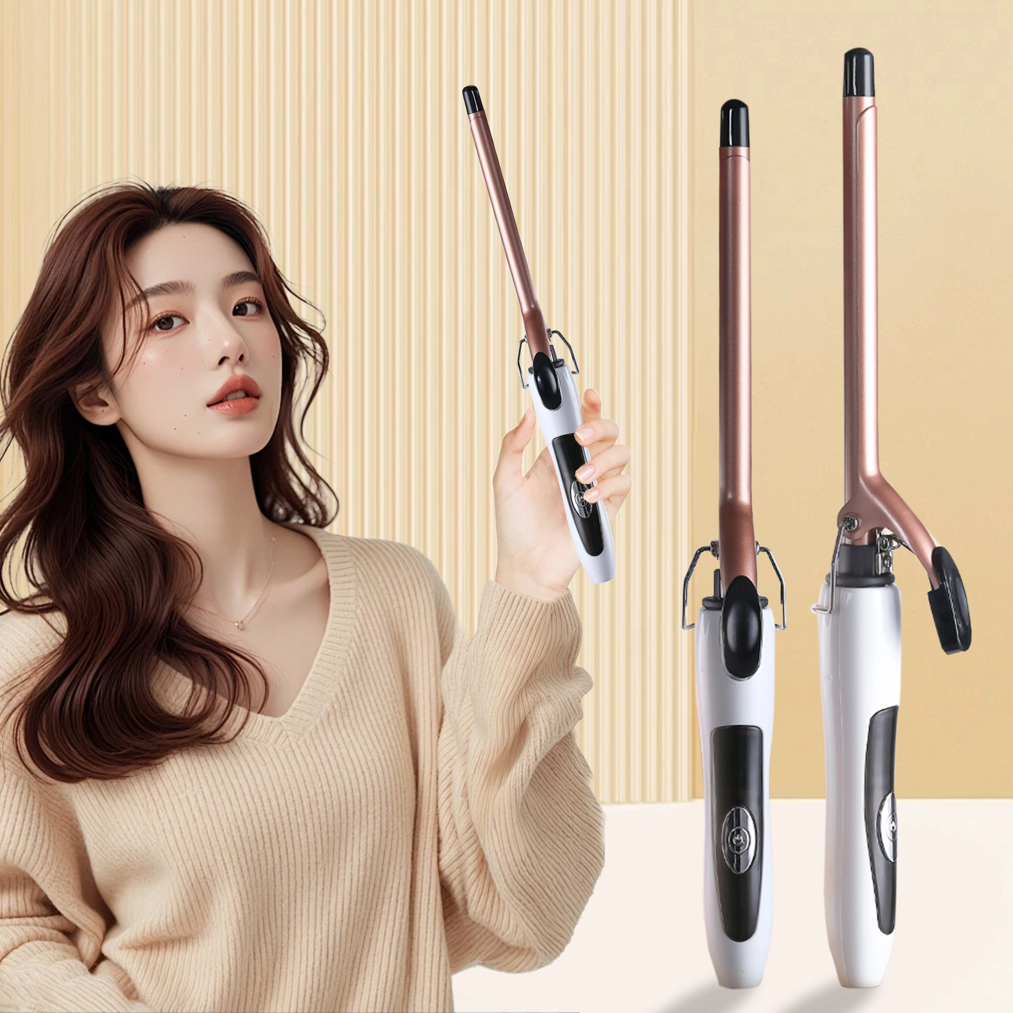 European Standard Ultra-Fine Wool Curling Iron - Curling Styling Tool for Dry and Wet Hair, Portable
European Standard Ultra-Fine Wool Curling Iron - Curling Styling Tool for Dry and Wet Hair, Portable