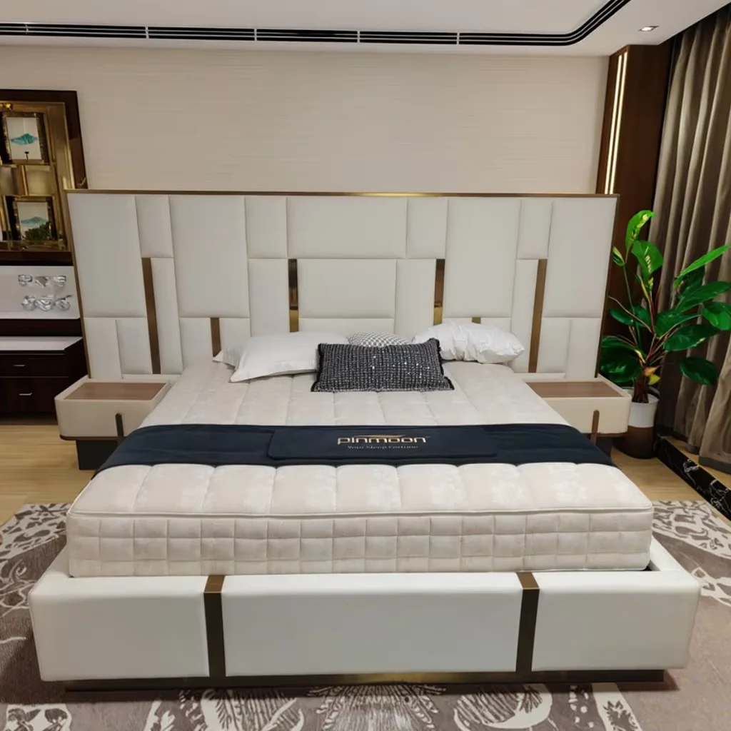 @#Italian Luxury Minimalist Bed Frame With Storage Drawers Master Bedroom Design
@#Italian Luxury Minimalist Bed Frame With Storage Drawers Master Bedroom Design